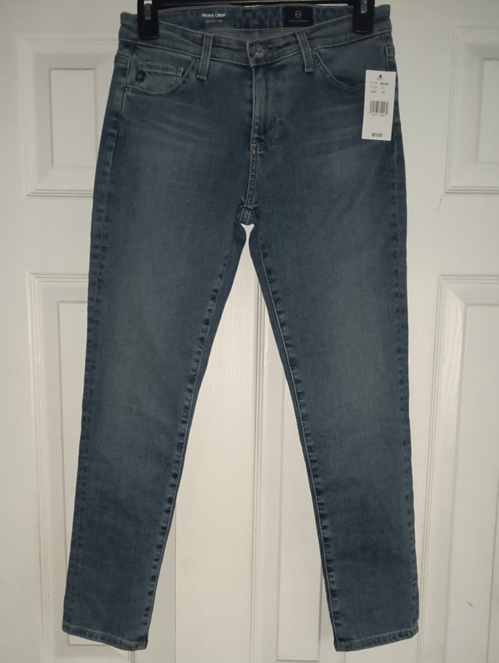 AG Denim Prima Crop Cigarette Crop Jeans Size 25 - Picture 2 of 6